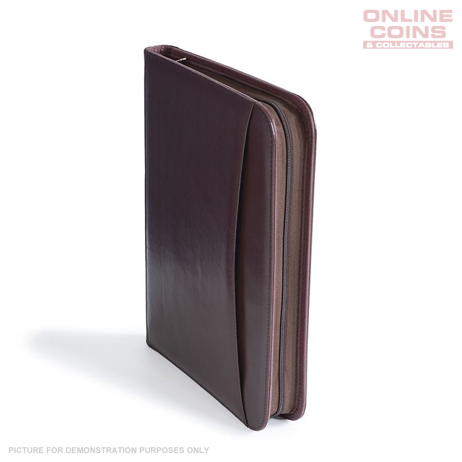 Lighthouse KURT Ringbinder Portfolio in GRANDE Format - BROWN